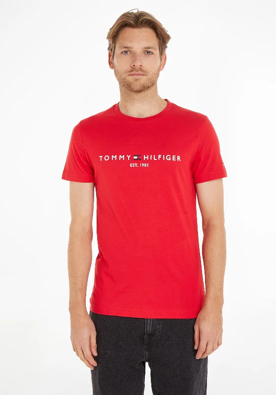 Tommy Hilfiger Logo T-Shirt, Primary Red