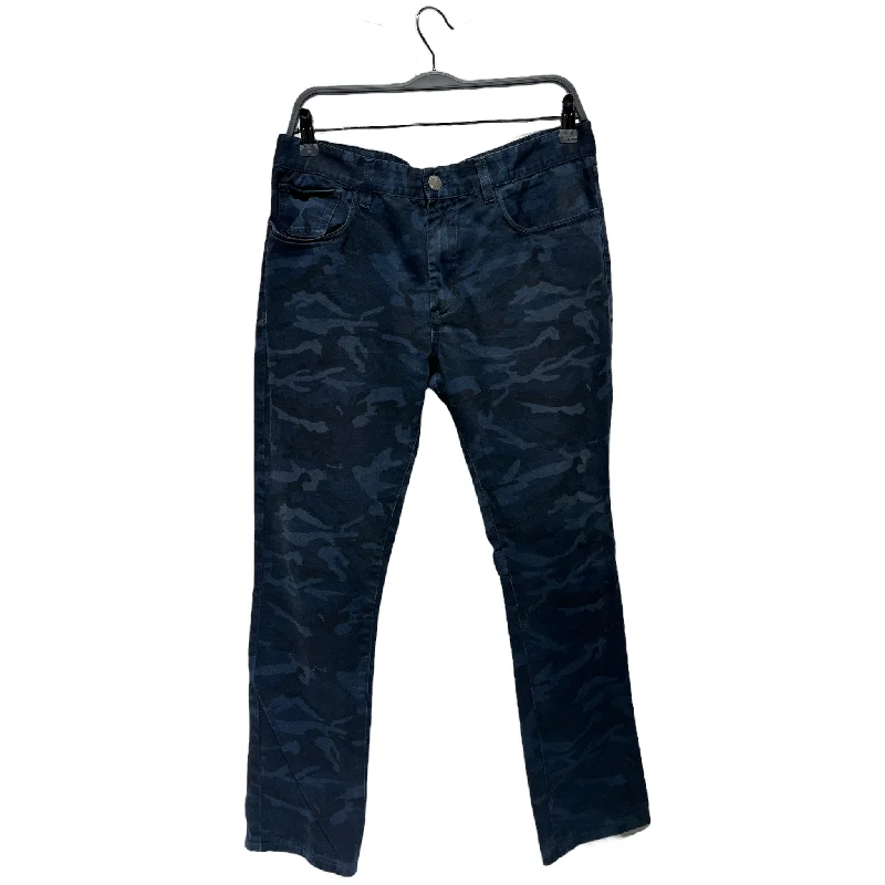 Comfy Styles RAF SIMONS/Skinny Pants/52/Cotton/NVY/Camouflage/STERLING RUBY